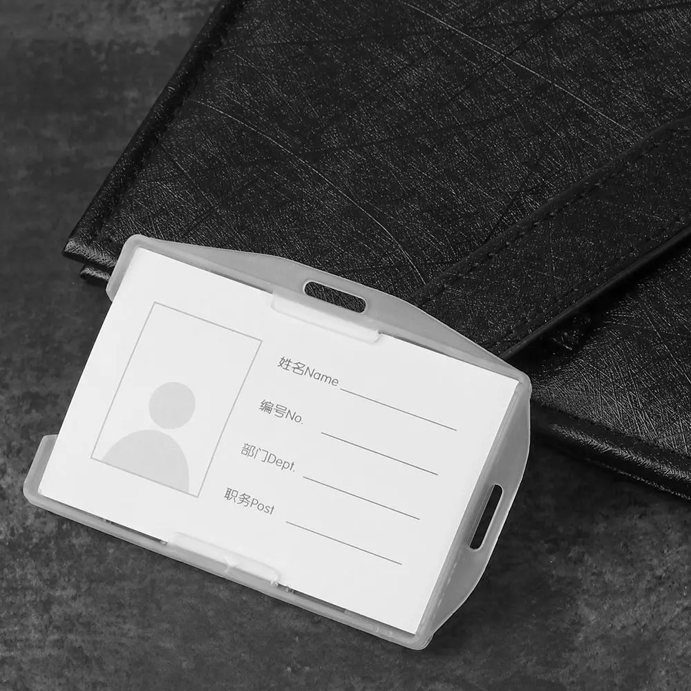 1/3ks Pevného Plastu Unisex Multi-použitie Odznak ID Obchodného Prípadu Office Školy Karty Rukáv ID Kartu, Puzdro, Názov Karty Práce Držiteľov Karty