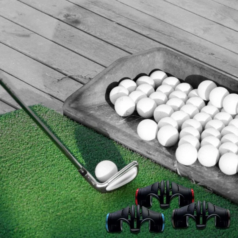 1 Kus Vysokou Presnosťou Golf Ball Marker Golf Loptu Line Marker Nástroj 360-Stupeň Triple 3-Line Golf Ball Marker