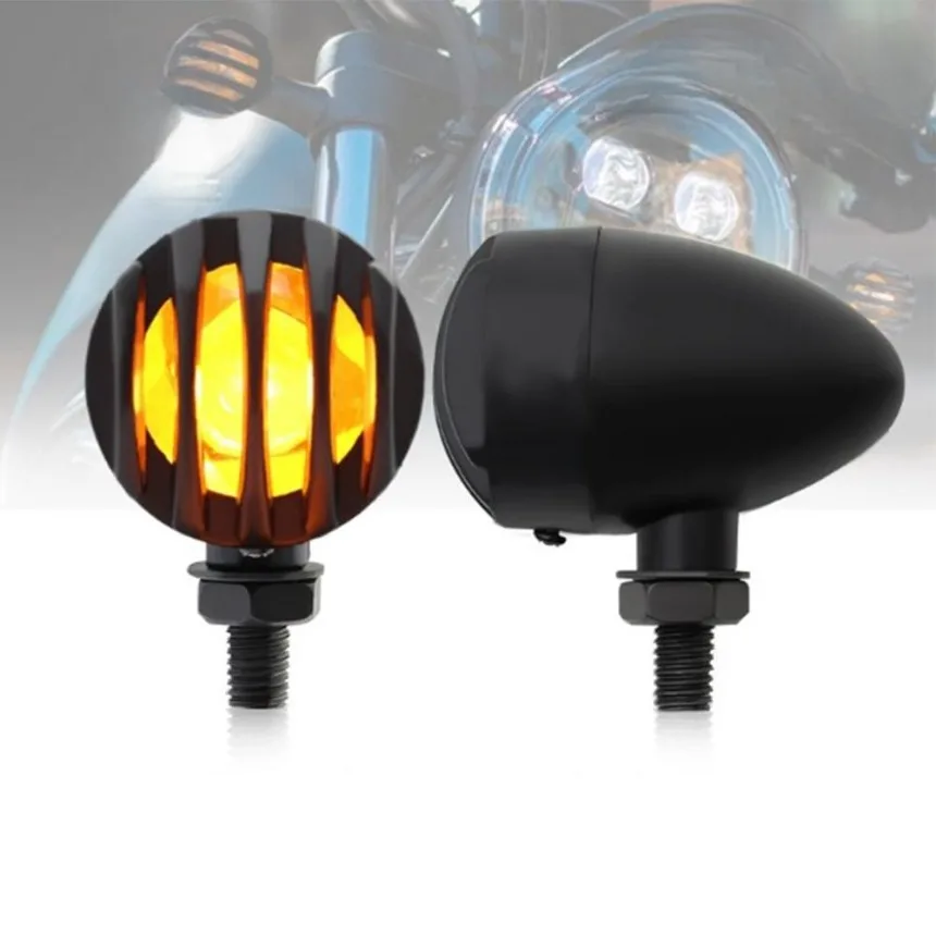 1 Pár Motocykel Zase Signál Retro Shell Klasu Žiarovky Zase Lampy Údaj Svetlá Upravený Príslušenstvo 1SET