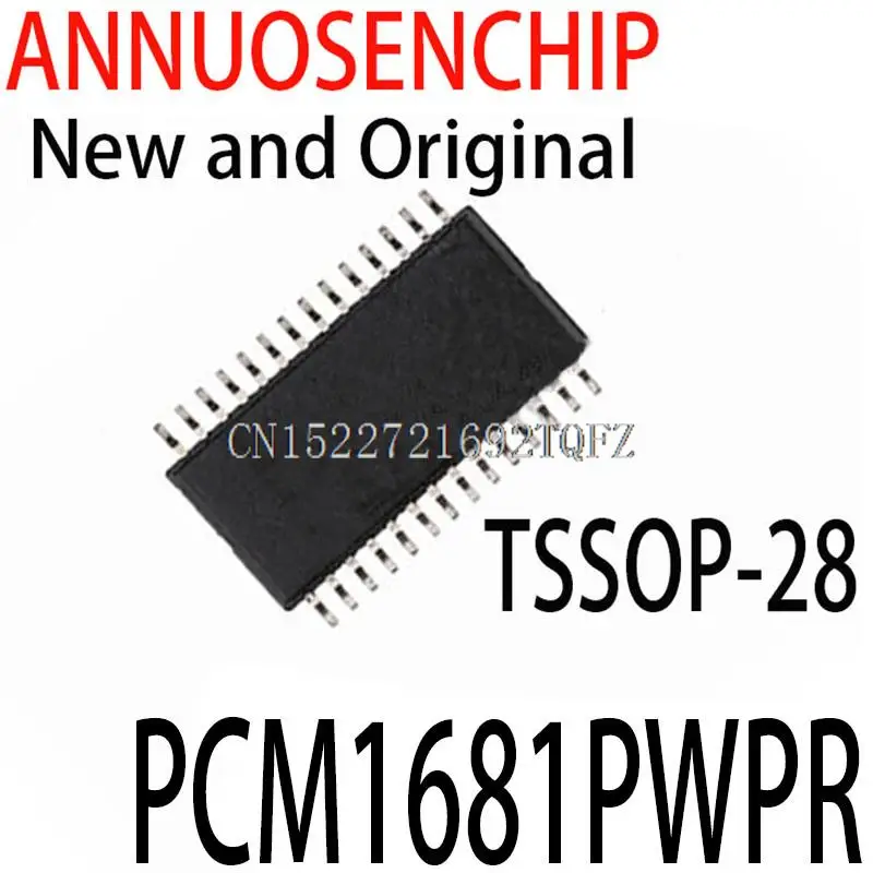 10PCS Nové a Originálne PCM1681PWP PCM1681 TSSOP-28 PCM1681PWPR