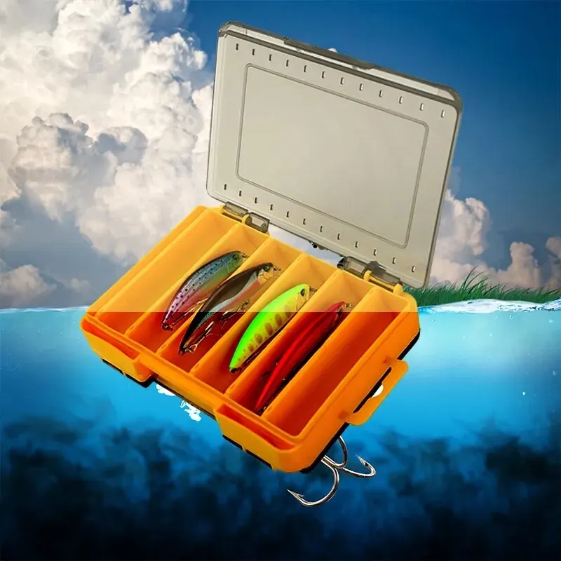 12 Oddelení Rybárske Box Outdoor Prenosný Obojstranný Lákať Návnadu Organizácie Multi Funkčné Kvalitné Rybárske Tool Box