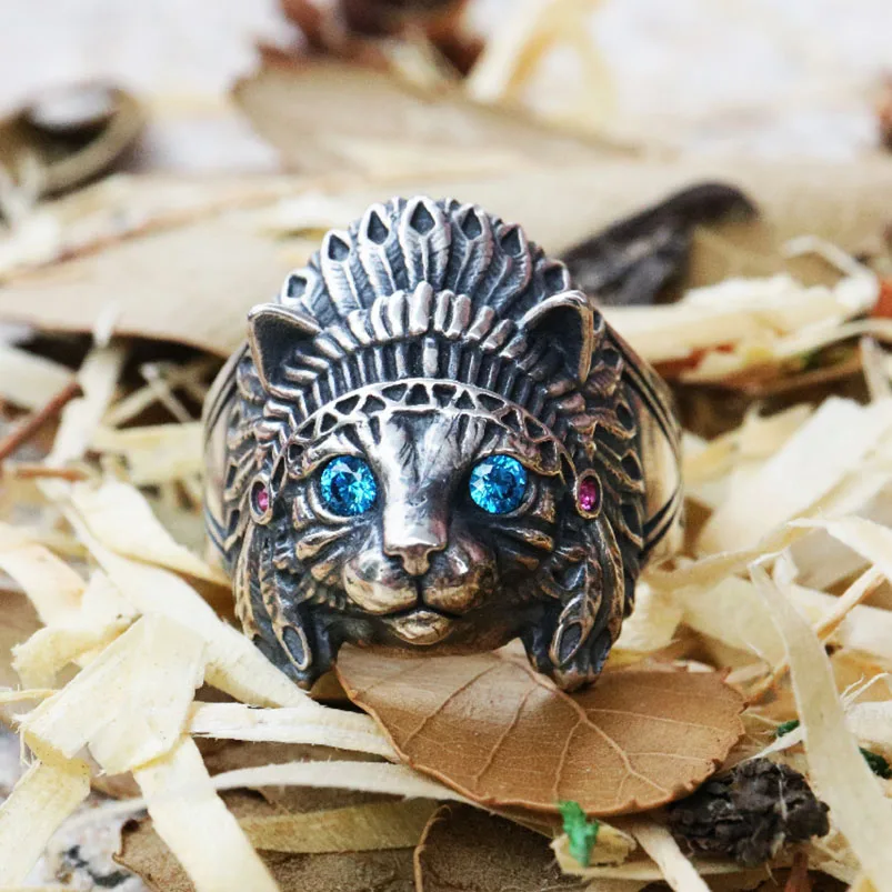12PCS/Veľa Veľkoobchod Nové Trendy Roztomilý Nastaviteľné Indickej Mačka Krúžok Módny Zvierat Pet Šperky