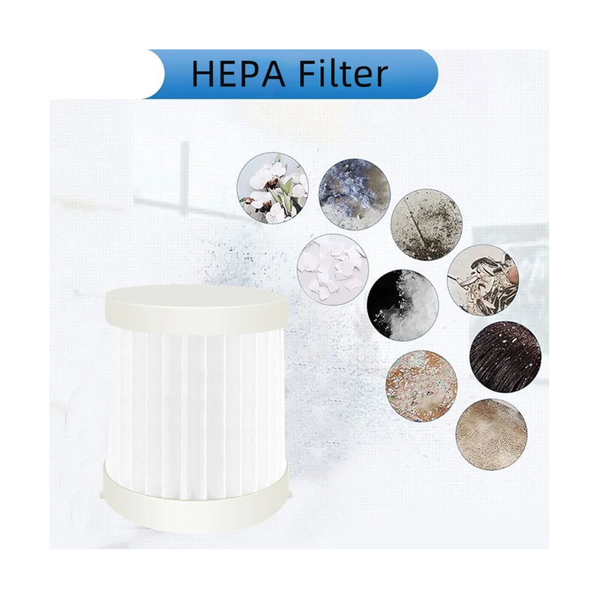13Pcs Výmeny HEPA Filter pre VCM16A Roztoč Odstraňovač Vysávač Náhradné Diely pre Domácnosť na Čistenie Filtes