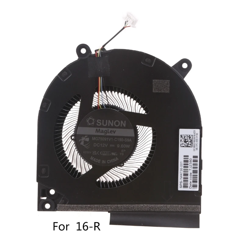 16FB Prenosný Chladiaci Ventilátor pre HP VICTUS 9 16-R 16-r0118TX r0119TX r0120TX 12V 4pin