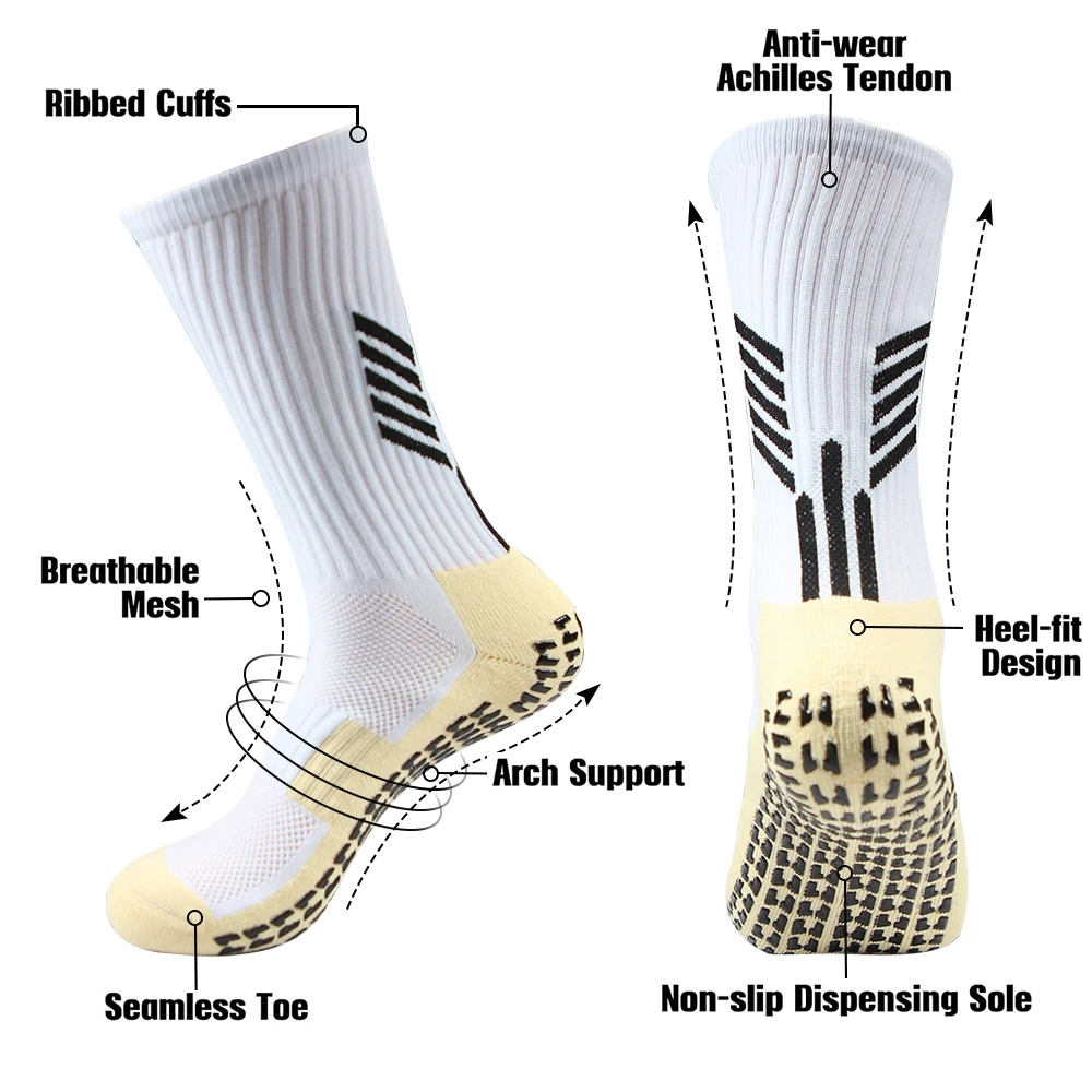 1Pair Anti-slip Športové Ponožky pre Mužov, Ženy / Deti Deti,Futbal Ponožky s Gripy,Non-protišmykové Črievičku Ponožky,Trainning Ponožka pre Jogy