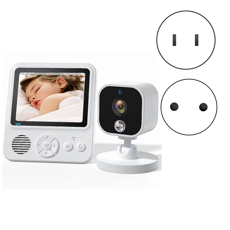 2.8 Palcový Wireles Baby Monitor S Kamerou Zvuk 2-Way Talk Video Babyphone IPS Displej Dieťa Videofonické Detská Opatrovateľka Jednoduché Použitie