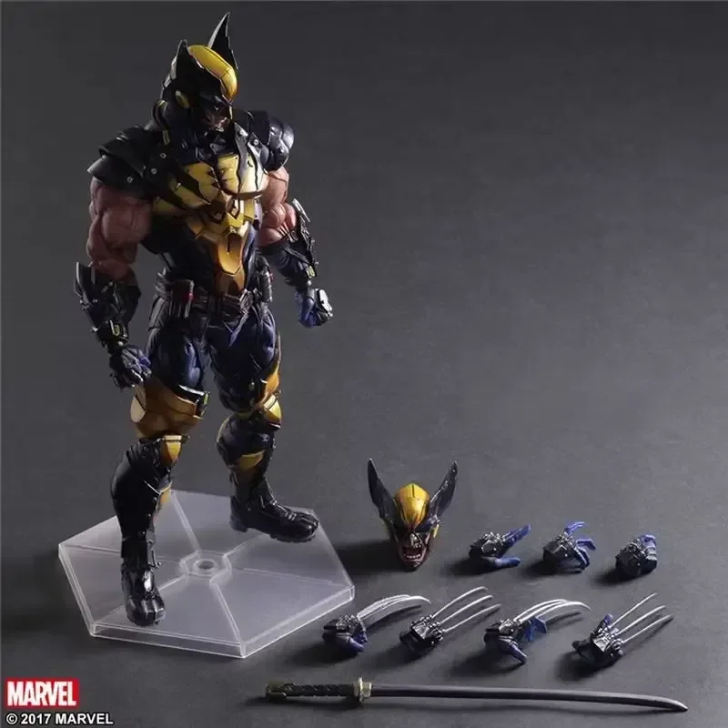 26 cm Play Arts X-men Wolverine Akcie Obrázok Model Hračky Spoločné Hnuteľného Bábika Cool Darček Pre Chlapec, Izba Dekor Zber