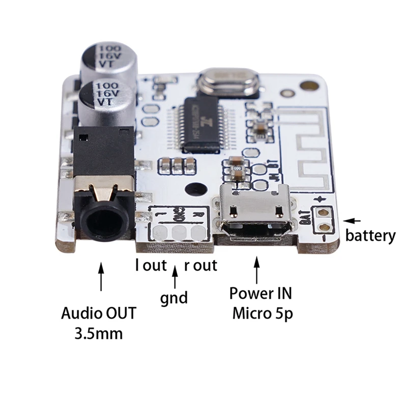 2X DIY Bluetooth Audio Prijímač Rady Bluetooth 4.0 4.1 4.2 5.0 Mp3 Lossless Dekodér Board Bezdrôtové Stereo Hudby Modul