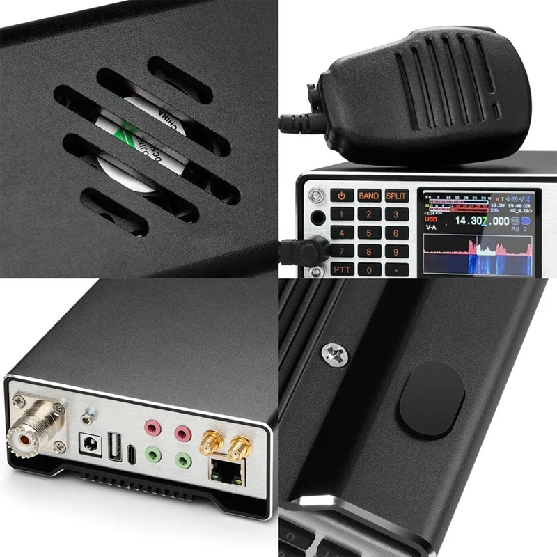 3. Generácia Q900 V3 300Khz-1.6 Ghz HF/VHF/UHF VŠETKY Režim SDR Vysielač Software defined Radio DMR SSB, RTTY AM