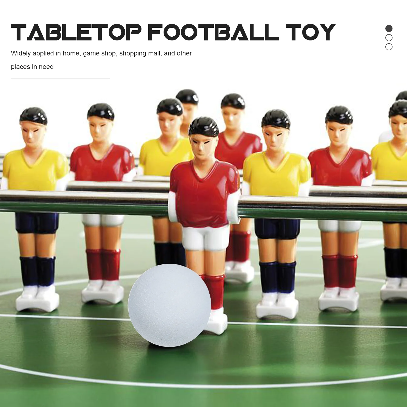 3 Ks Foosball Príslušenstvo Biliardový Stôl Loptičky Stolný Futbal Futbal Stolný Súťaže Foosball Tabuľky Abs Mini Stolný Gule Dieťa