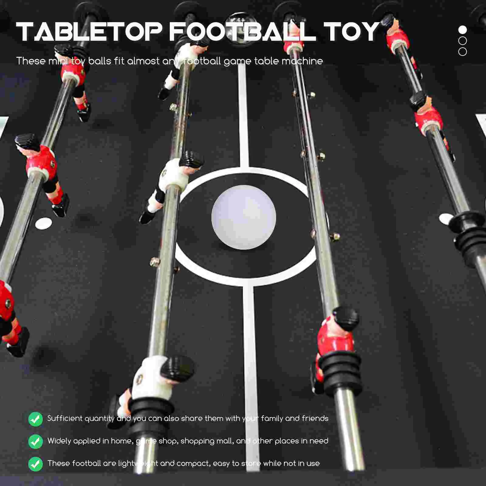 3 Ks Foosball Príslušenstvo Biliardový Stôl Loptičky Stolný Futbal Futbal Stolný Súťaže Foosball Tabuľky Abs Mini Stolný Gule Dieťa