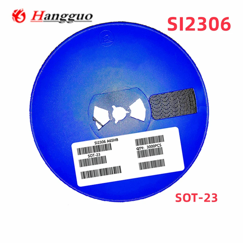 3000Pcs/Veľa Nových Originálnych SI2306 Smd tranzistorov MOSFET N-CH 30V 3.16 A SOT23-3 Najlepšej kvality