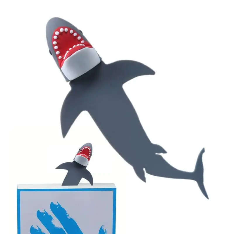 3D Zvierat Záložku 3D Shark Krokodíla Tvarované Šialený Záložky Zábavné Čítanie Darček Cartoon Vianočné Záložku Pre Študentov Teens