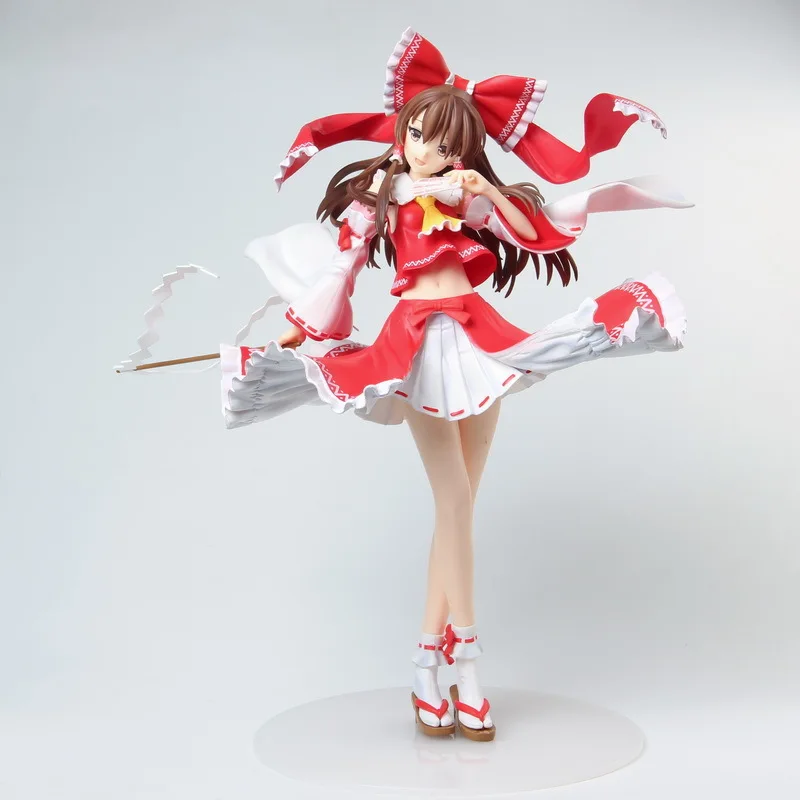 41 cm Anime Touhou Projektu Fiugre Hakurei Reimu Model Bábiky, Figúrky Uper Veľkosť Japonská Dievča Pvc Akčná Figúrka Stôl Dekorácie