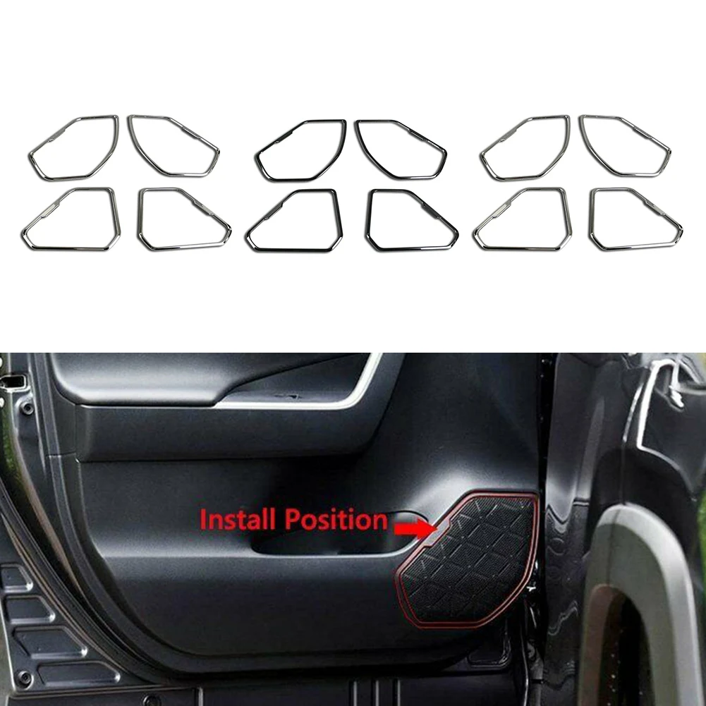 4Pcs/Set ABS Dvere Auta Reproduktorov Zahŕňa Panel Trim Dekorácie, Doplnky Pre Toyota RAV 4 2019 2020