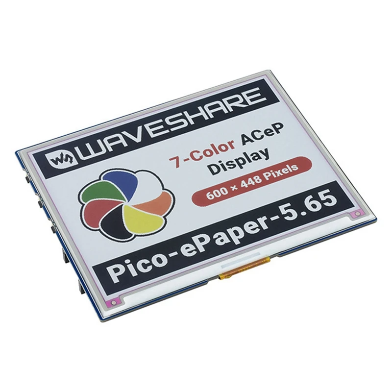 5.65 Palec E-Ink Displej Pre Raspberry Pi Pico 600X448 Farba Ink Displej, Elektronické Komunikačné Rozhranie SPI