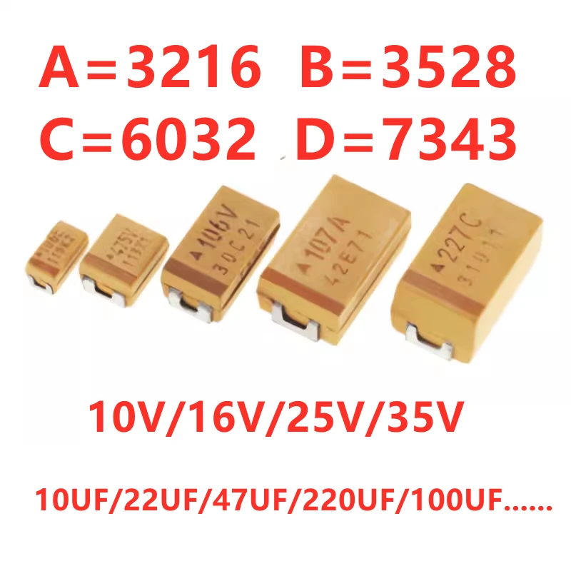 (5 ks) 3528 (Typ B) 35V 3.3 UF ±10% TAJB335K035RNJ 335V 1210 SMD tantal kondenzátor