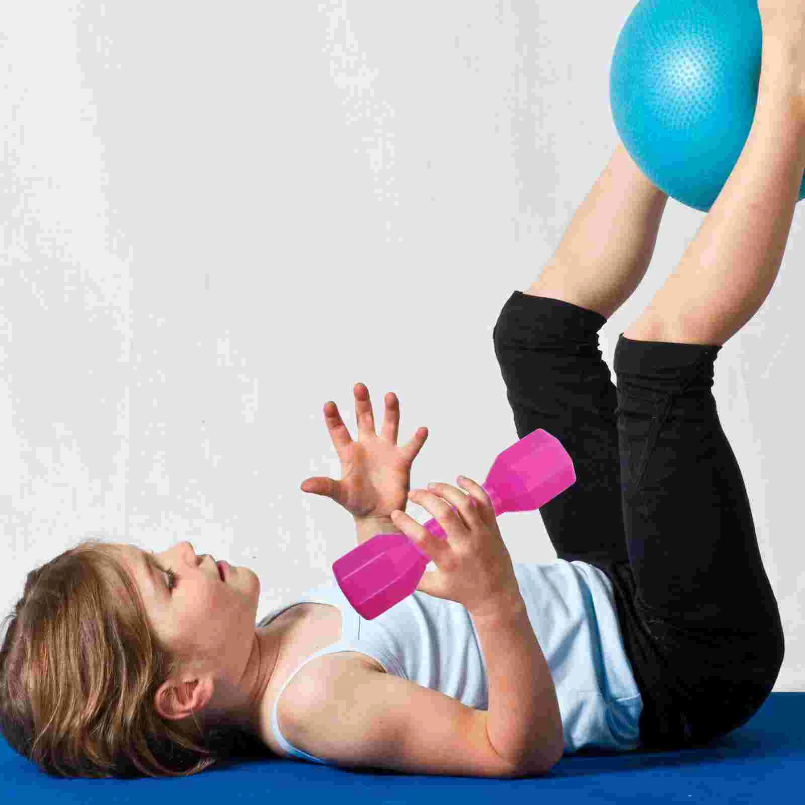 5 ks Deti Činky Ruky Váhy Činky Fitness Cvičenie Činka Pre Deti Home Gym Workout ( Rôzne Farby )