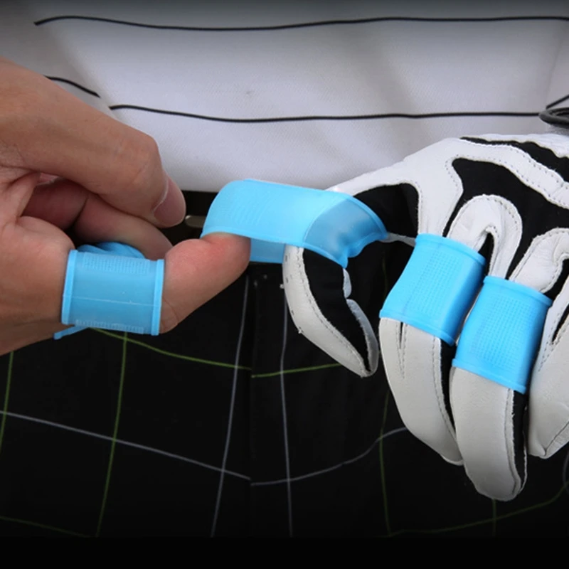 8Pcs/Set Golf Prst Non-Slip Silicone Sleeve Ochranný Kryt Ruky Chránič Podporu Rukáv