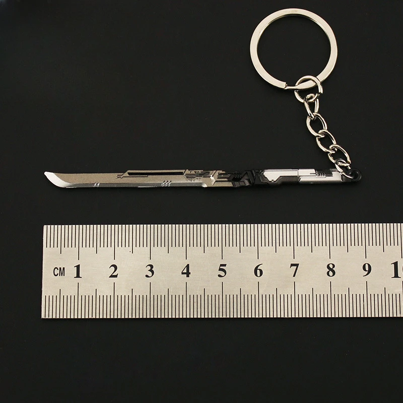 9 cm GhostKiller Hra Periférnych zariadení Prívesok Samuraj Meč Zliatiny Keychain Modifikovaný Oxid Yama Kovový Nôž Model Darčeky, Hračky pre Chlapcov