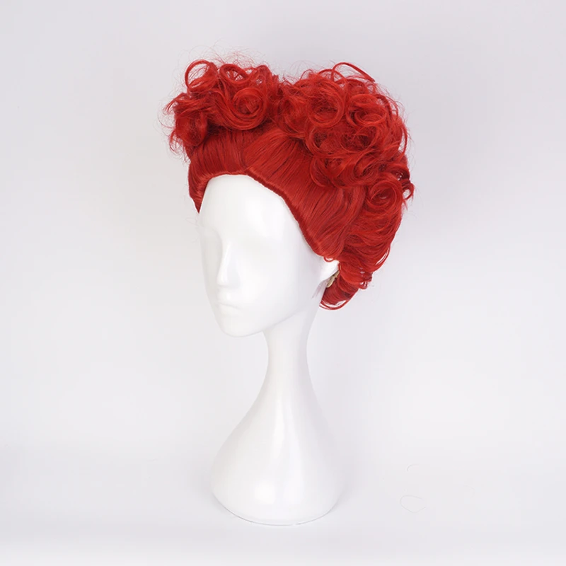 Alenka v ríši Divov Červená Kráľovná Cosplay Parochňu Rolu Hrať, Kráľovná Sŕdc Kostým Červené Vlasy + Parochňu Spp