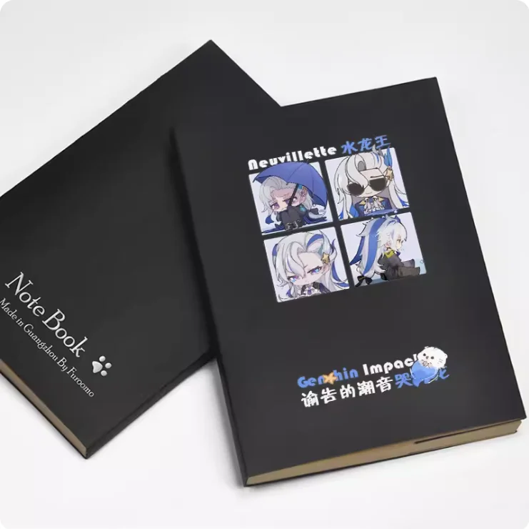Anime Genshin Vplyv Neuvillette Denník Školy Notebook Papier Agendy Plán Planner Sketchbook Darček Pre Deti Notebooky 2069