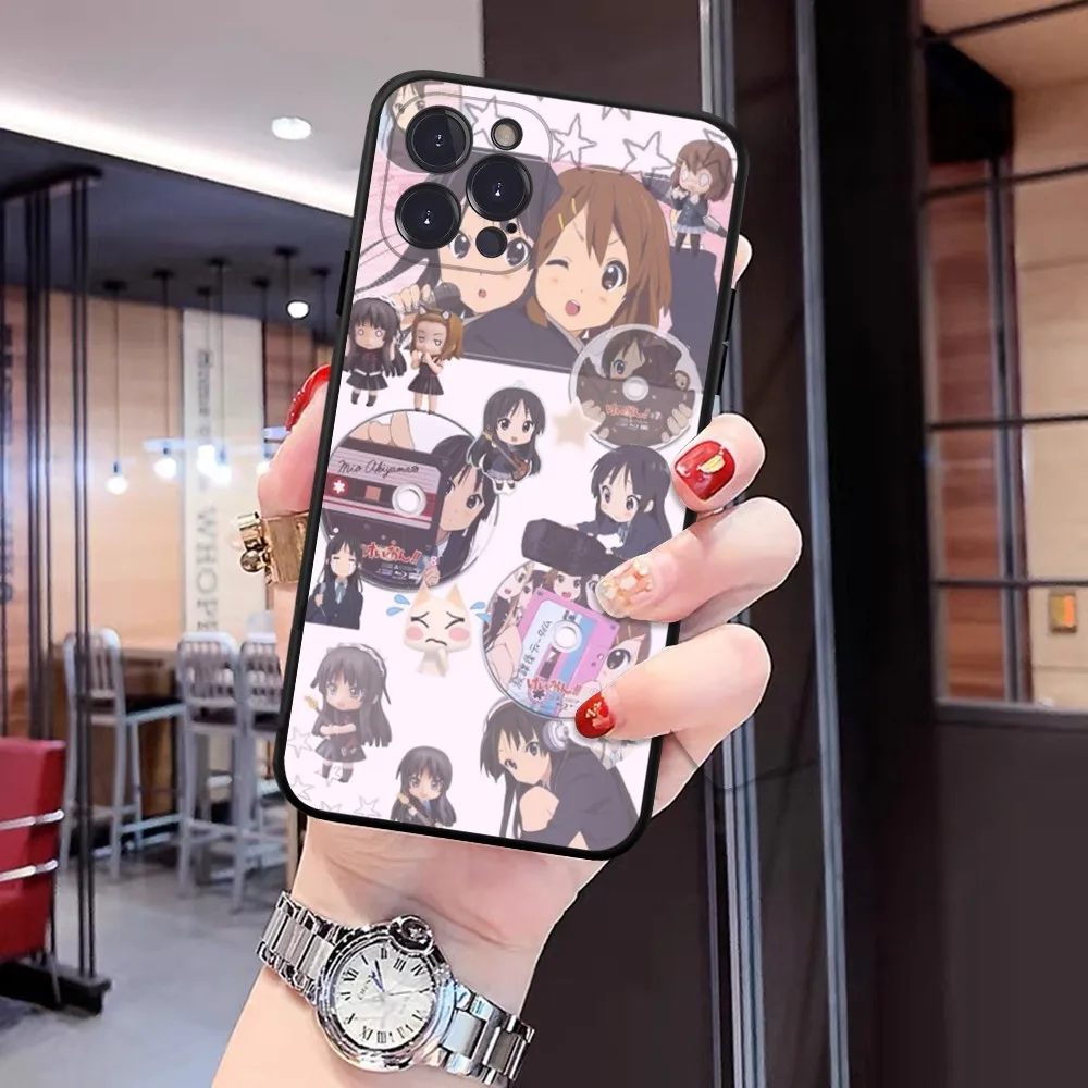 Anime K-ON! Telefón puzdro pre iPhone 15 8 7 6 6 X Plus SE 2020 XR XS 14 11 12 13 Mini Pro Max Mobile Prípade
