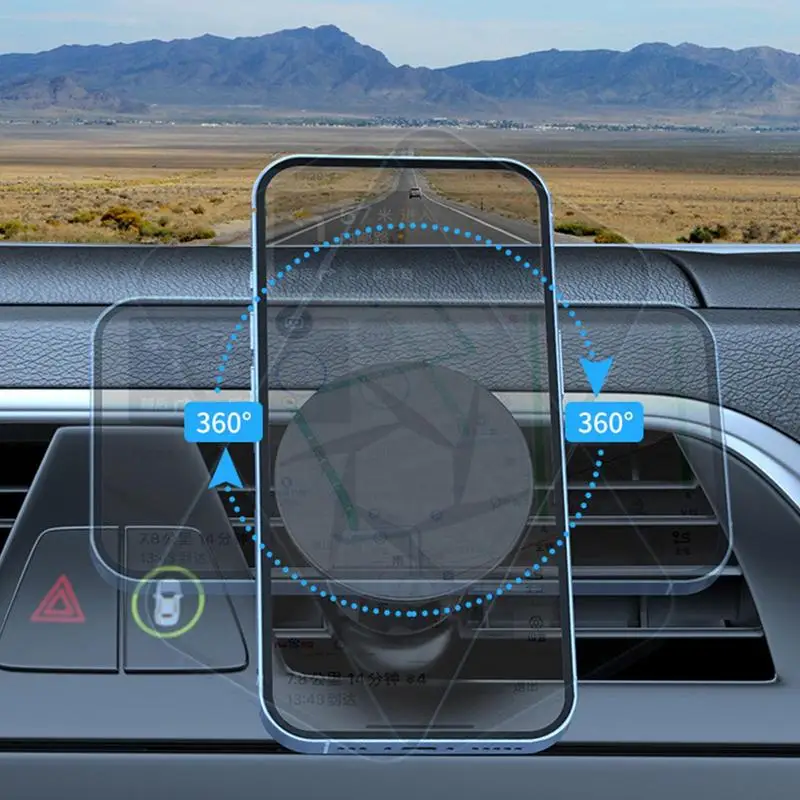Auto Magnet Telefón Montáž Hands-Free Odolné Magnetický Držiak Do Auta Air Vent Mobilný Telefón Držiak Pre Cestovanie Jazdy A Outdoor