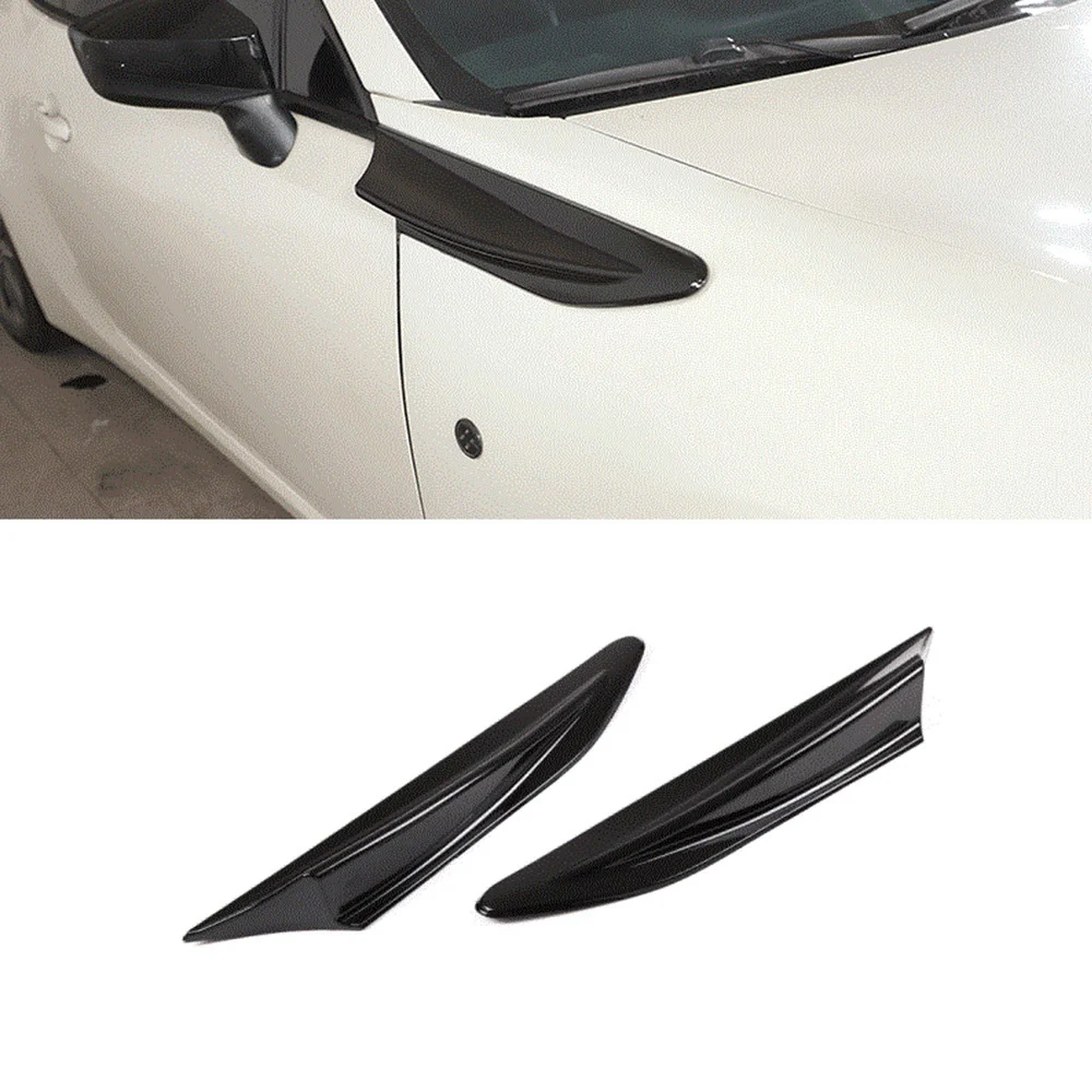 Auto Strane výstupu Vzduchu Blatník Výbava Zdobia Kryt pre Toyota FT86 GT86 Subaru BRZ ZC6 2012-2020(Carbon Fiber)