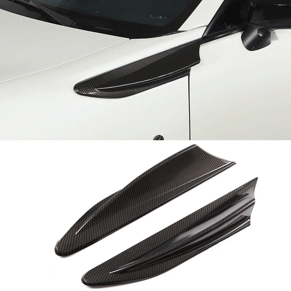 Auto Strane výstupu Vzduchu Blatník Výbava Zdobia Kryt pre Toyota FT86 GT86 Subaru BRZ ZC6 2012-2020(Carbon Fiber)