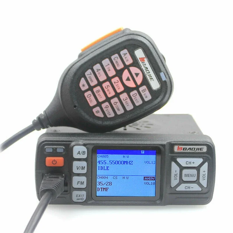 Baojie BJ-318 Mobile autorádia Duálne Pásmo VHF UHF BJ318 20W/25W Vysielač Walkie Talkie Ham Radio Vysielač Upgrade BJ-218