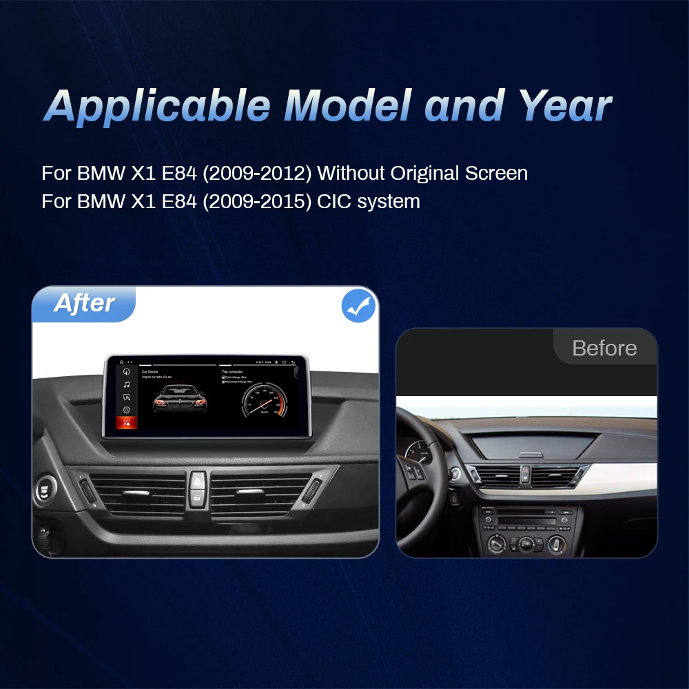 Bezdrôtové Carplay Android 12 Auto Autoradio Prehrávač Pre BMW X1 E84 2009-2015 GPS Navigácie 4G LTE Multimediálne IPS Displej 6GB 128 GB