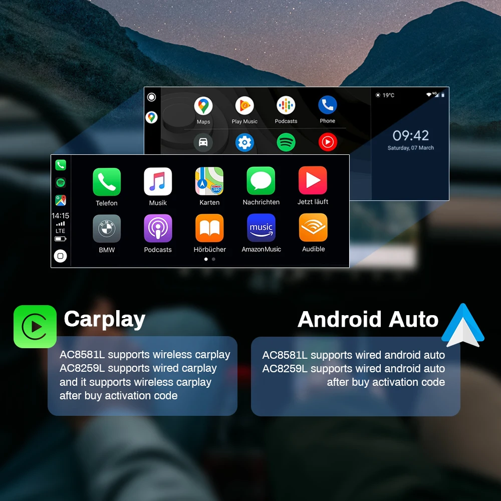 Bezdrôtové Carplay Android 12 Auto Autoradio Prehrávač Pre BMW X1 E84 2009-2015 GPS Navigácie 4G LTE Multimediálne IPS Displej 6GB 128 GB