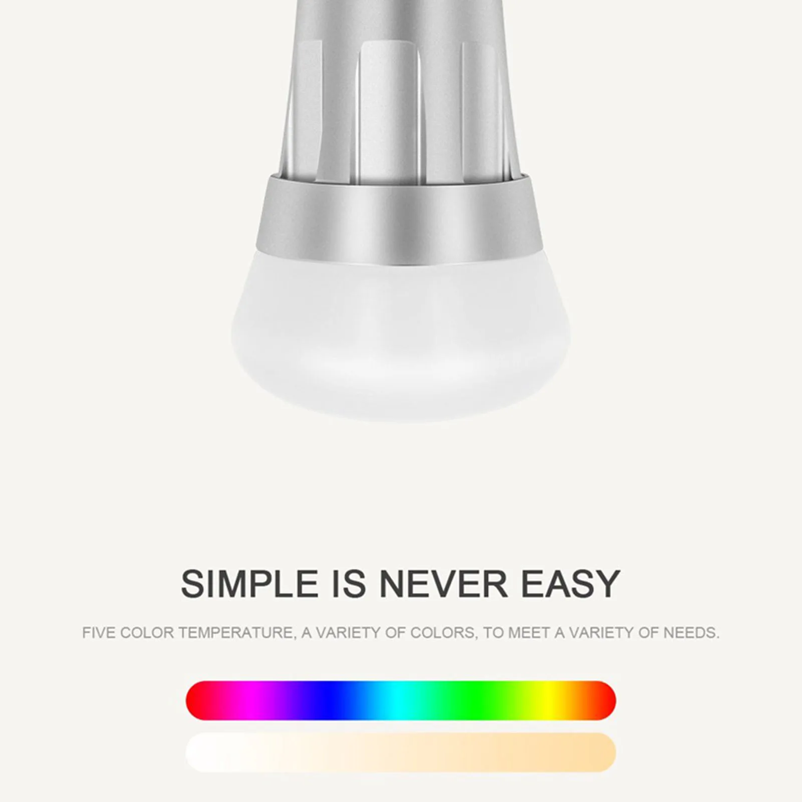 Bezdrôtové LED Smart Žiarovky s Prirodzeným Svetlom Energeticky Úsporné Žiarovky pre Domáce Stranu Barov, Klubov