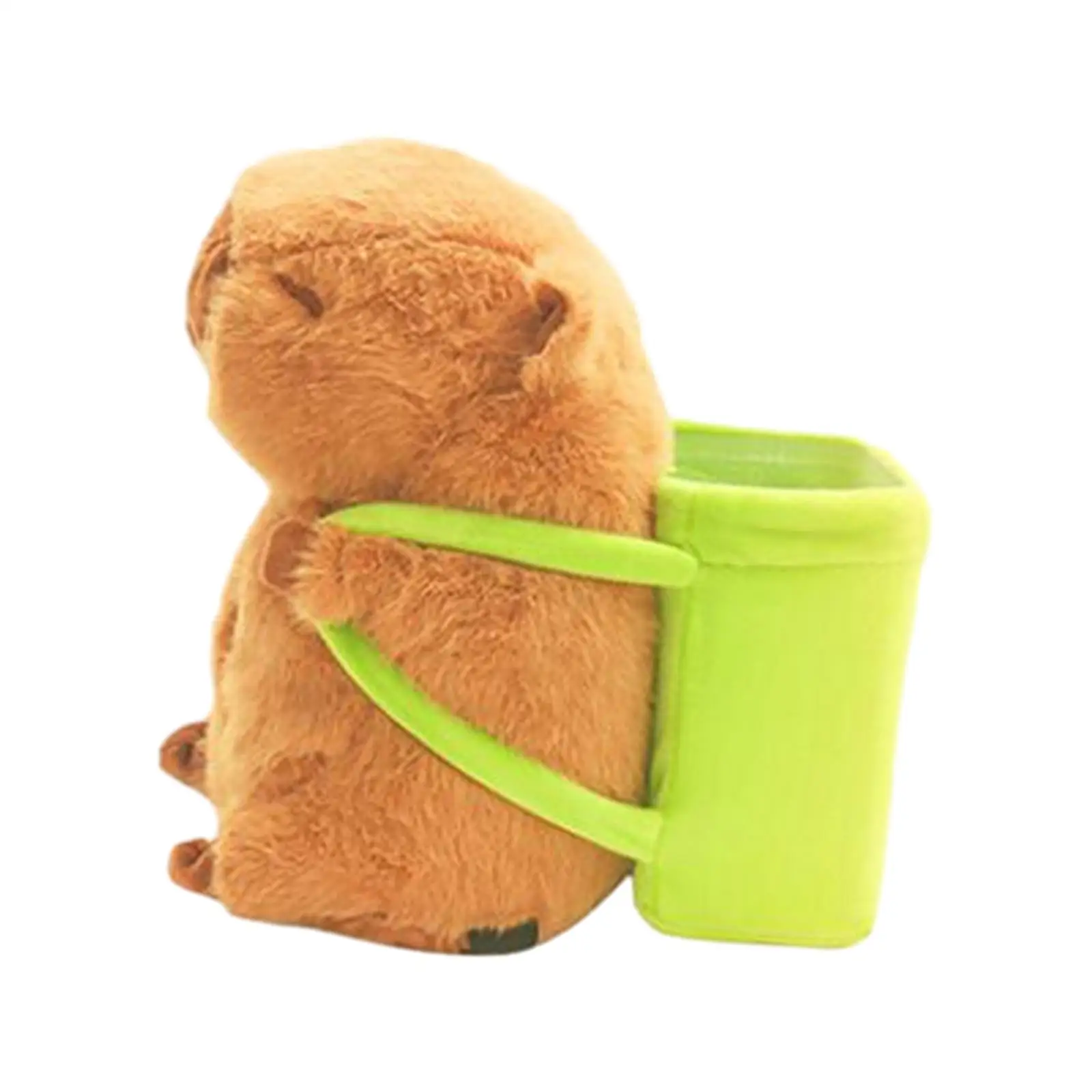 Capybara Plyšové Auto Tkaniva Box Koša Multifunkčné Cartoon Tkaniva Kryt