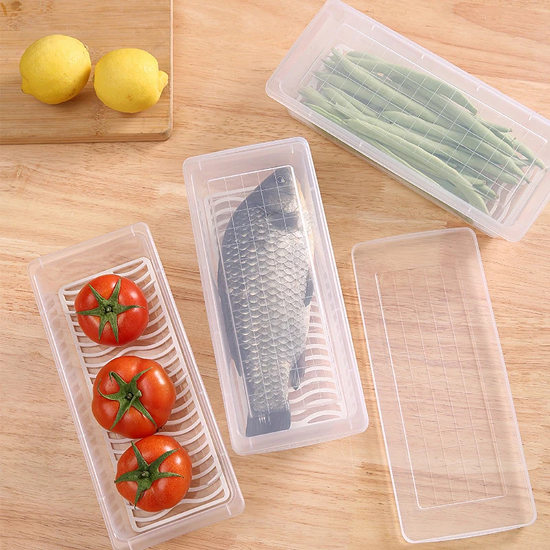 Chladnička Úložný Box Potravín-stupeň Kuchyňa Špeciálny Úložný Box Potravín, Ovocia A Zeleniny, Čerstvé-vedenie Box