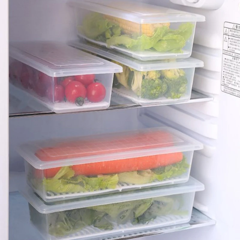 Chladnička Úložný Box Potravín-stupeň Kuchyňa Špeciálny Úložný Box Potravín, Ovocia A Zeleniny, Čerstvé-vedenie Box