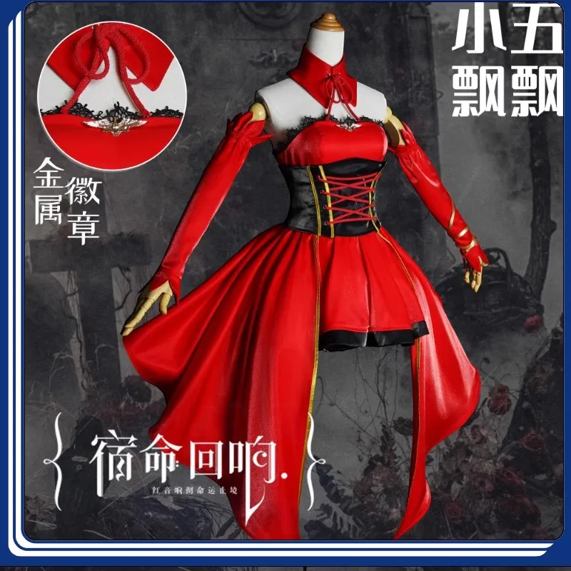 CosAn Nové Anime Takt Op. Osud, Osud Cosplay Kostým Sladké Elegantné Červené Jednotné Šaty Žena Činnosť Strany Úlohu Hrať Oblečenie