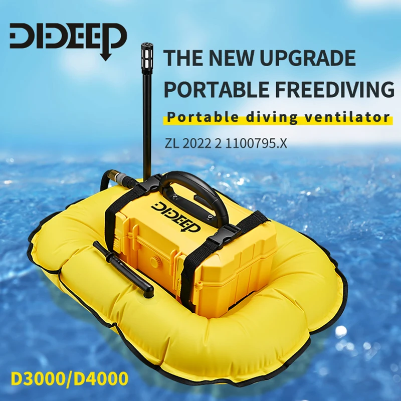 D3000 Prenosné Potápanie Ventilátor, Potápačské Vybavenie, 3H Podvodné Rebreather Stroj Vymeniteľná Batéria