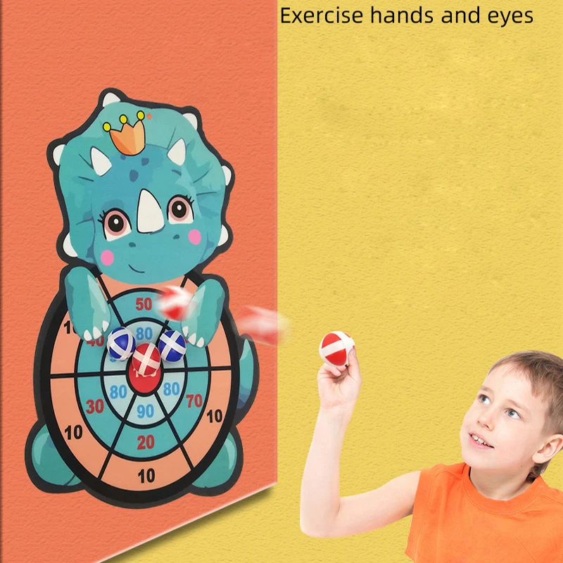 Detské Vzdelávacie Hry Dart Board Detská Hračka Stickey Loptu Dart Vnútorné Športové Dieťa Montessori Hry pre Deti od 2 do 7 Rokov Darček