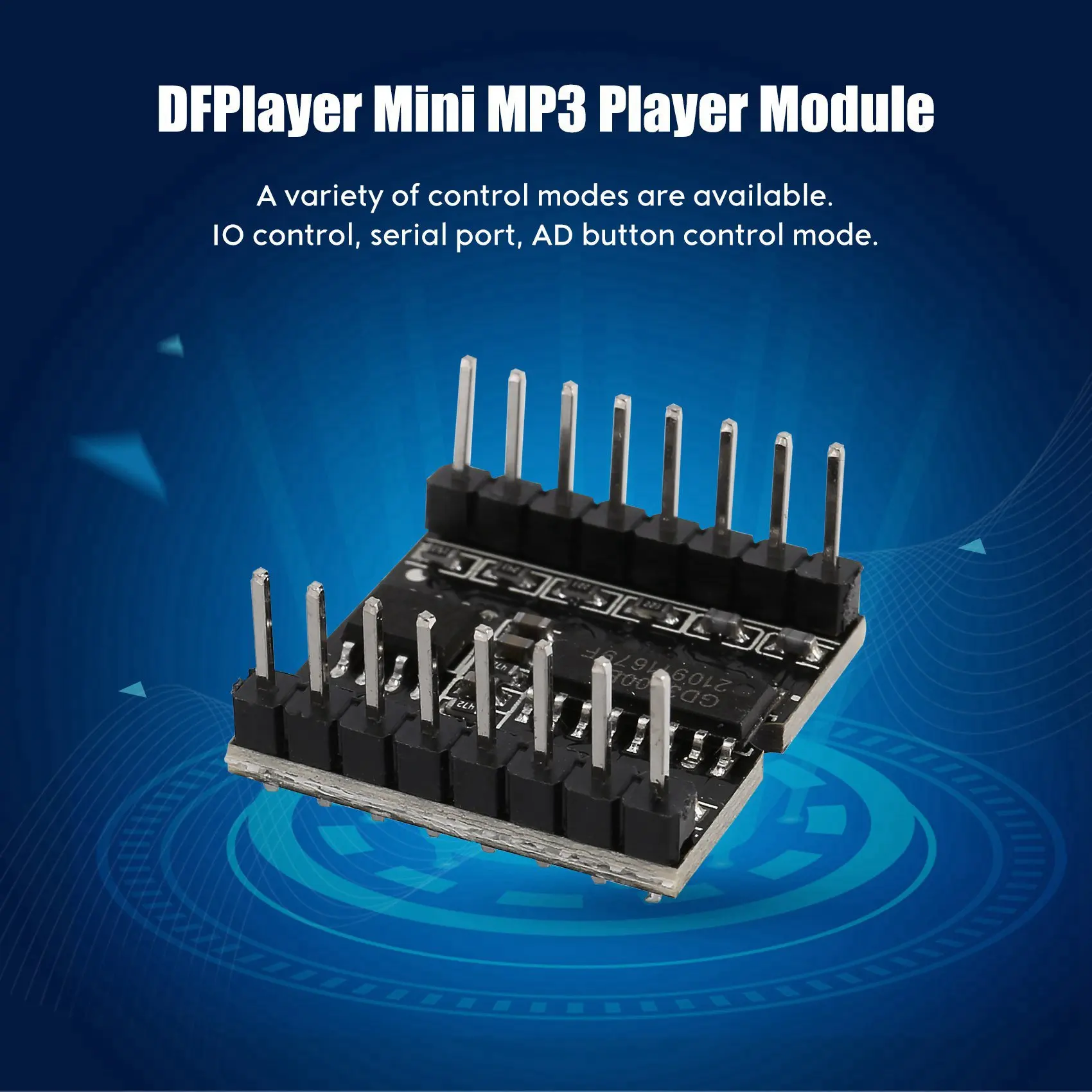 DFPlayer Mini MP3 Prehrávač Modul Pre Arduino Čierna