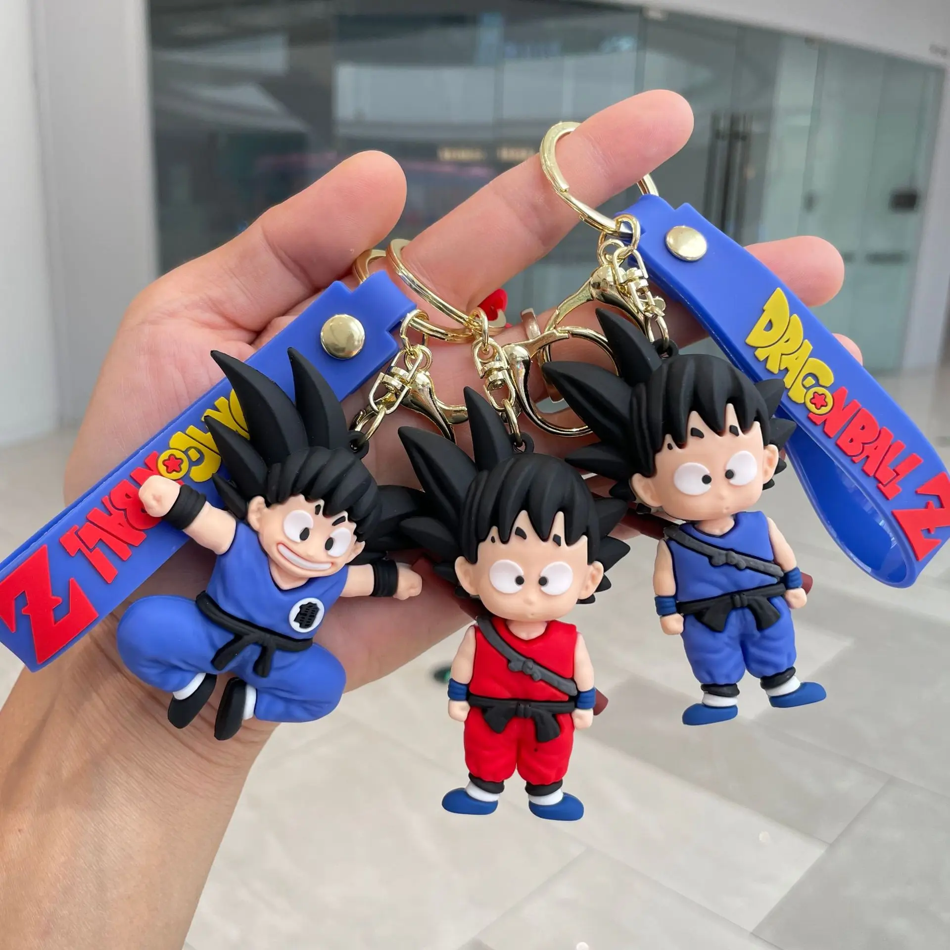 Dragon Ball Z Bábika Prívesok Dekor Anime Detstva Son Goku Keychain Auto key Chain Bag Krúžok Ornament Chlapci Dievčatá Darček k Narodeninám