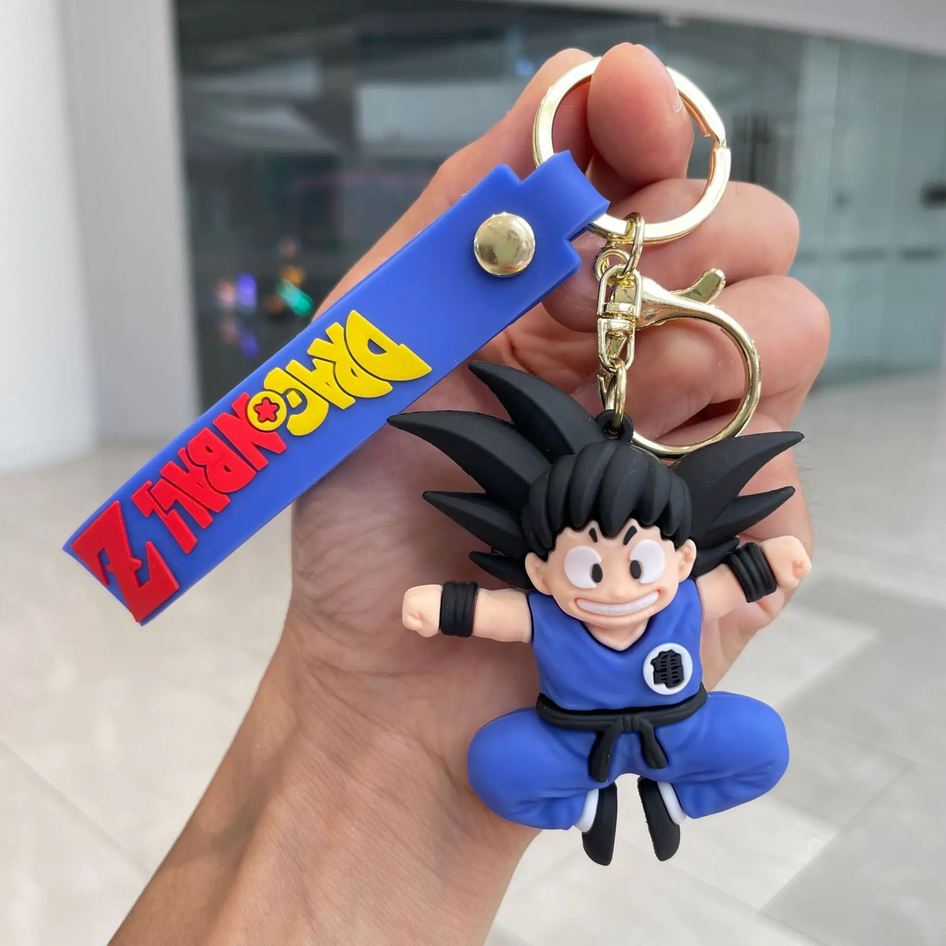 Dragon Ball Z Bábika Prívesok Dekor Anime Detstva Son Goku Keychain Auto key Chain Bag Krúžok Ornament Chlapci Dievčatá Darček k Narodeninám