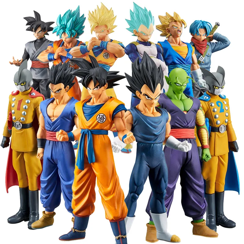 Dragon Ball Z Goku Vegeta Šachty Piccolo Broli Android 17 Obrázok PVC Akcie Kolekcie Bábika Model Hračky pre Deti Vianočný Darček
