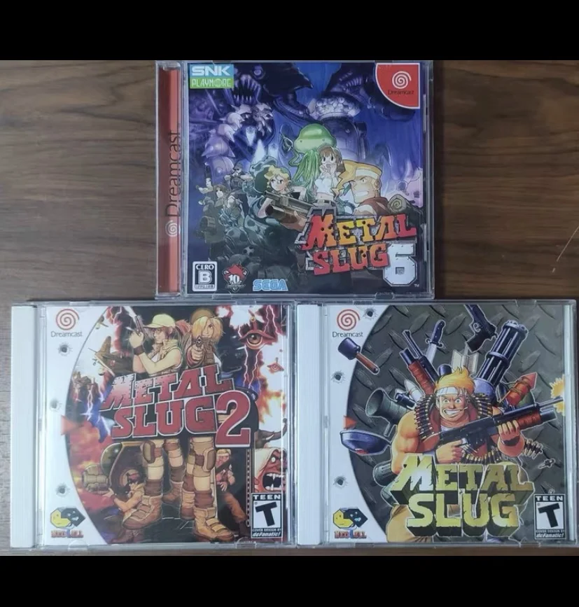 Dreamcast Metal Slug Série Kopírovať Disk s Hrou Replika Odomknúť DC Herné Konzoly Retro Video Hry, Priamy, Čítanie Hry