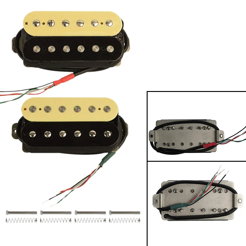 Elektrická Gitara Humbucker Snímače Alnico V Vyzdvihnutie (Zebra + Black)