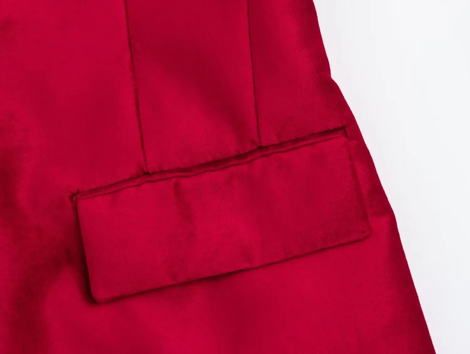 Elmsk British Fashion dámske Velvet Blejzre Odrazové Bunda Červená Bežné Elegantné Sako Ženy Topy