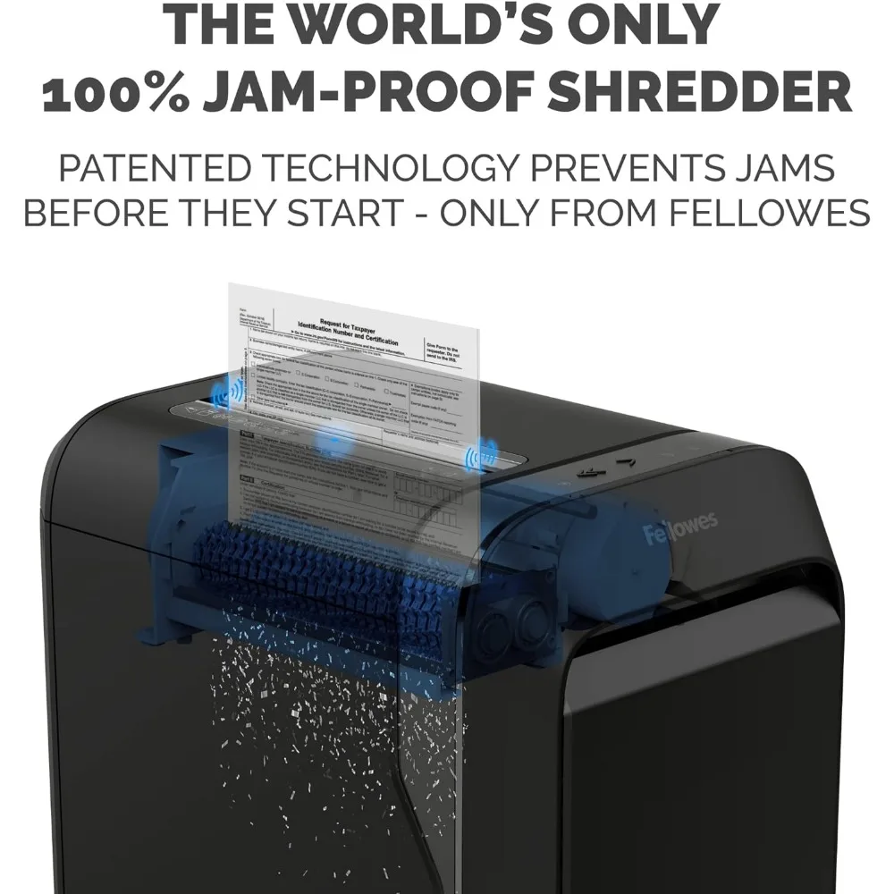Fellowes Powershred LX22M 20-Účtovná 100% Jam-Dôkaz Micro rozrezaný Papier Shredder pre Kancelárie a Domácnosti, Čierna 5263501