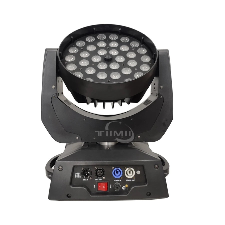 Flightcase LED Svetlá Umývanie Zoom 36x18W RGBWA+UV Pohyblivé Hlavy Osvetlenie pre Profesionálnych DJ Vybavenie Účinok DMX Disco