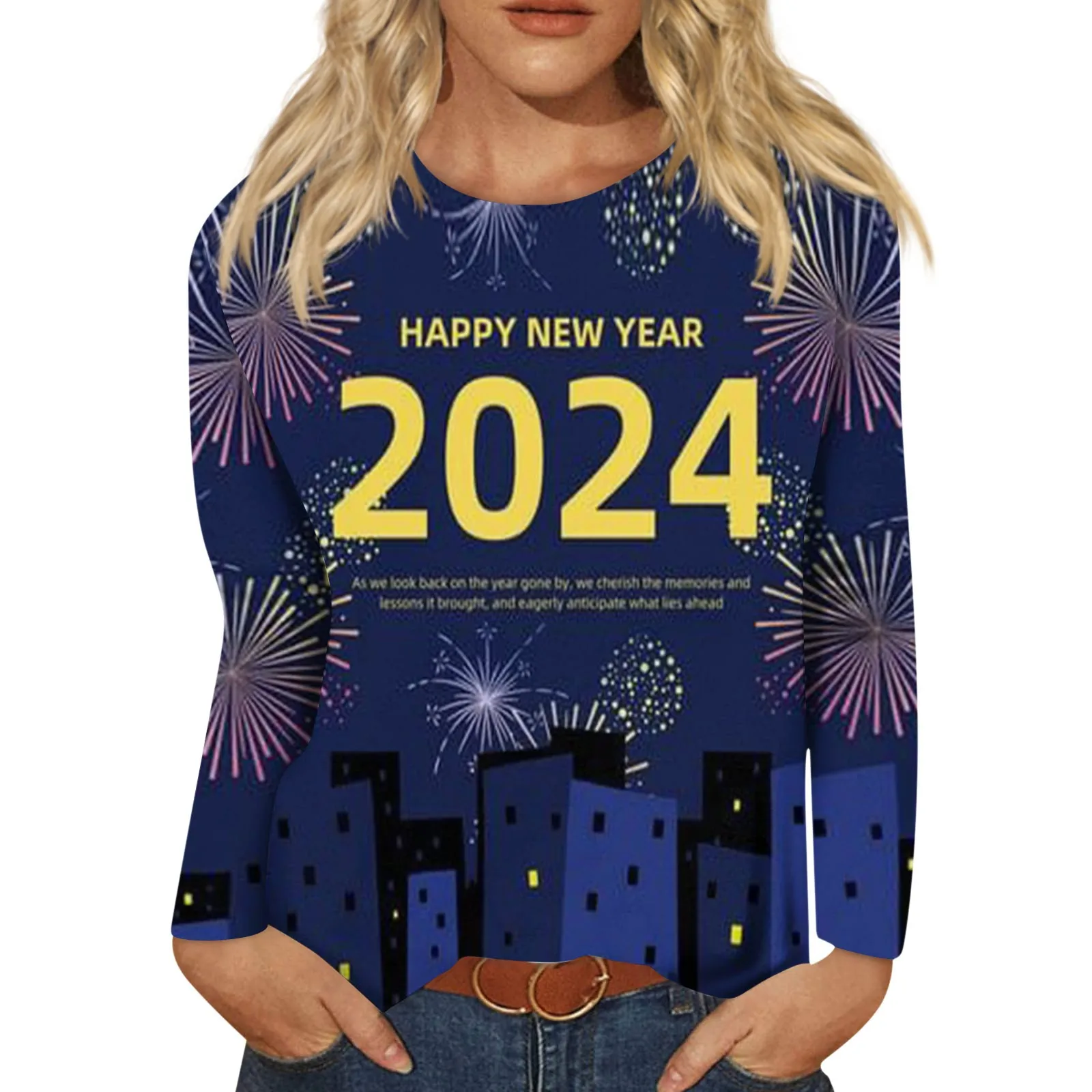 Harajuku Ženy Blúzka Nový Rok 2024 Ženské Oblečenie Móda Žena T-shirts Farebné Grafické T Košele 90. rokov Vintage Oblečenie